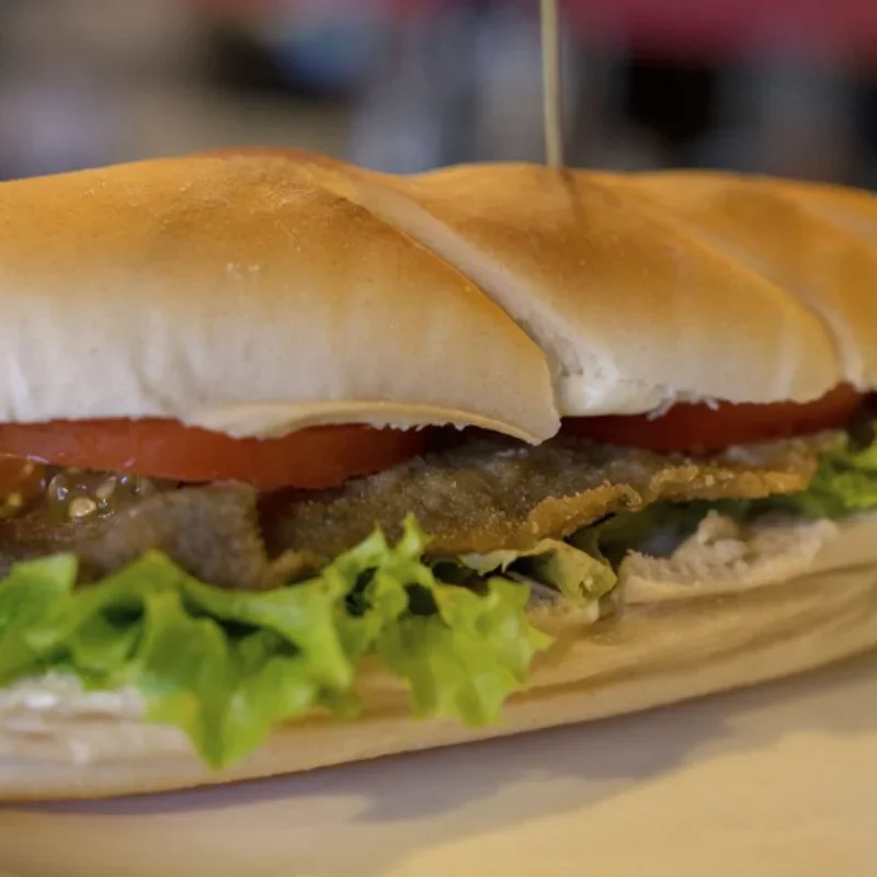 Sándwich de milanesa simple