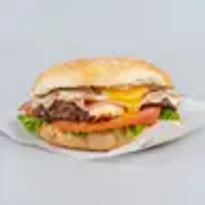 Hamburguesa completa con papas